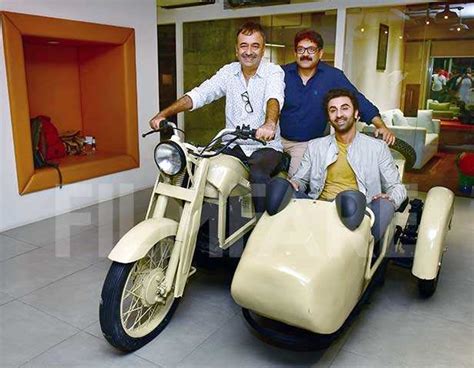 Ranbir Kapoor strikes a pose on the iconic Munna Bhai bike | Filmfare.com