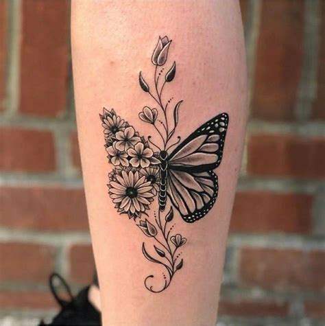 Butterfly With Flowers Tattoo, Butterfly Tattoos For Women, Flower Wrist Tattoos, Wrist Tattoos ...