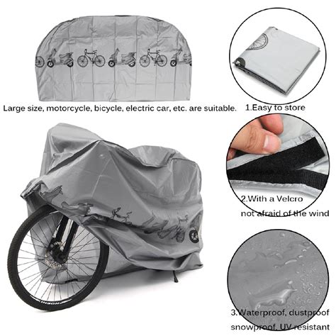 Waterproof Cycle Bicycle Bike Full Cover Snow Rain Resistant Rust UV Prevention