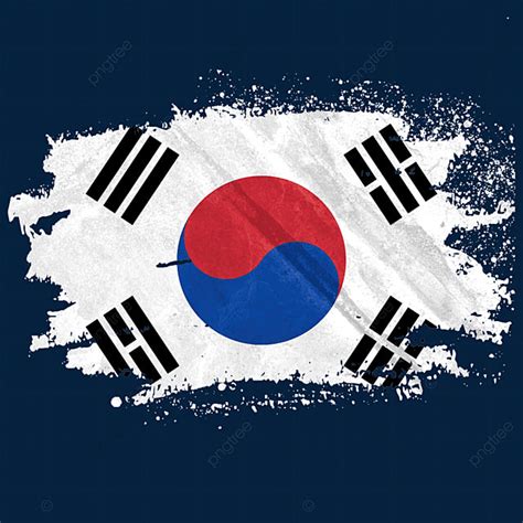 Vintage Korea Selatan Bendera, Bendera Vintage, Bendera Korea Selatan ...