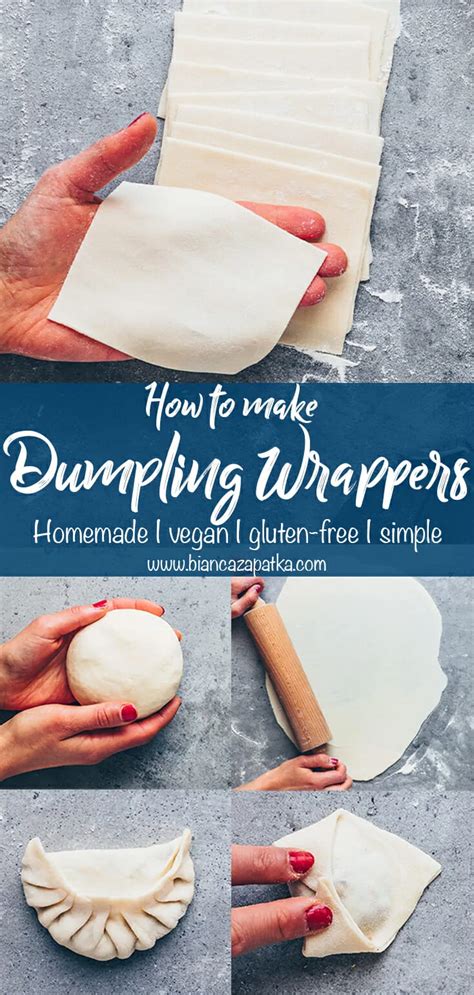 Learn how to make homemade dumpling wrappers with this easy 2-ingredient dough recipe t ...