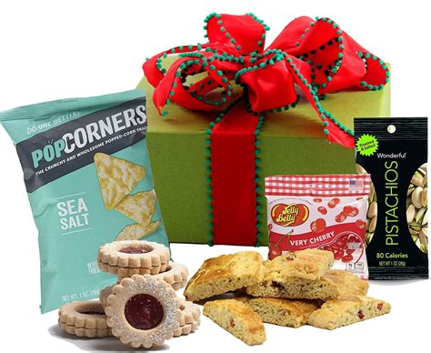 Holiday Delight Gluten Free Gift Basket – Holiday Gift Box with Gourmet Biscotti, Cookies ...