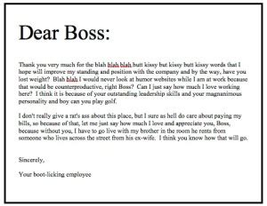 A Letter To My Boss – HumorOutcasts.com