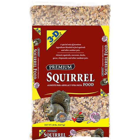 3-D Pet Products Premium Squirrel and Wildlife Food, 20 lb. - Walmart.com