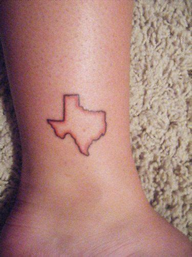 Texas State Ankle Tattoo Design - Map Tattoo | State tattoos, Texas tattoos, Ankle tattoo designs