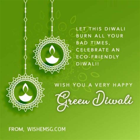 200+Green Diwali Quotes & Wishes - Wishemsg.Com