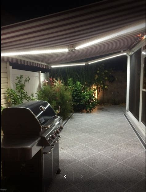 Light Up the Night Under Your Sunsetter Awning — Retractable Awnings ...