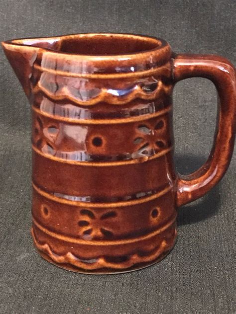 Vintage Pitcher Brown Pottery Vintage Mid Century Pitcher SALE | Etsy | Vintage pitchers ...