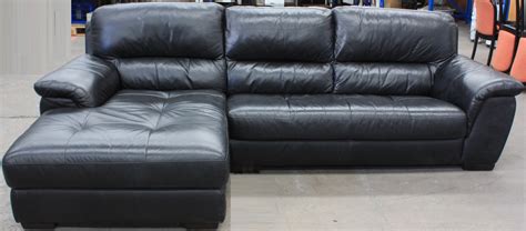 Leather Three Seater Chaise Lounge - Lot 852733 | ALLBIDS