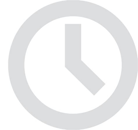 Clock Png Icon White