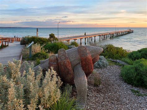 Seaford Beach and Pier, Attraction, Mornington Peninsula, Victoria, Australia