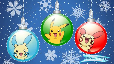 Pokemon christmas tree globes hd wallpaper ~ The Wallpaper Database