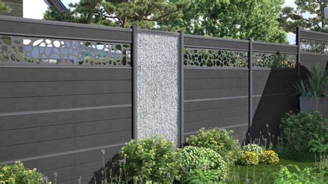 Plastic Wood Composite Garden Fence Trellis Slatted Screen Fencing ...