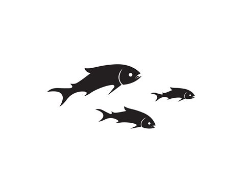 fish vector silhouette template salmon black 623556 Vector Art at Vecteezy