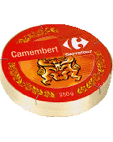 Fromage - camembert de normandie 45 % Carrefour (100g) > Calories : 286 kCal, Protides : 22 g ...