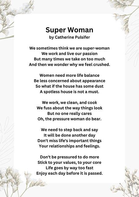 16 Encouraging Poems For Women To Make Them Strong