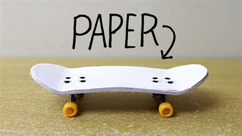 5+Free Papercraft Finger Skate Box Template | CuatesDelmax