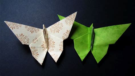 Origami butterfly instructions - learn how to make a paper butterfly in 5 minutes - EzyCraft ...