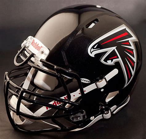 ***CUSTOM*** ATLANTA FALCONS NFL Riddell Speed AUTHENTIC Football ...