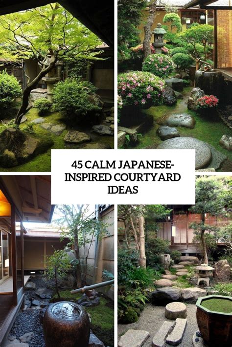 45 Calm Japanese-Inspired Courtyard Ideas - DigsDigs