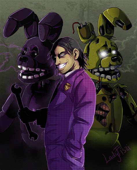 FNAF - purple man by LadyFiszi on DeviantArt