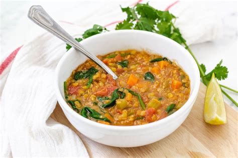 Low Calorie Lentil Soup | Vegan and Gluten-Free | Keeping the Peas