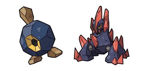 Pokemon Roggenrola and Gigalith cursor – Custom Cursor