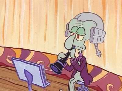 Clarinet and Squidward | Squidward clarinet, Clarinet, Squidward