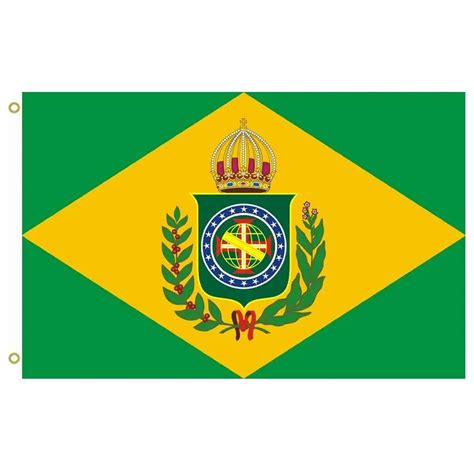 Empire of Brazil 1870 1889 Flag Second Empire of Brazil Flag outdoor ...