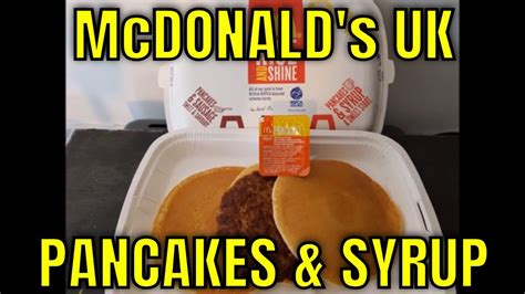 McDonald's UK - Pancakes & Sausage with Syrup - YouTube