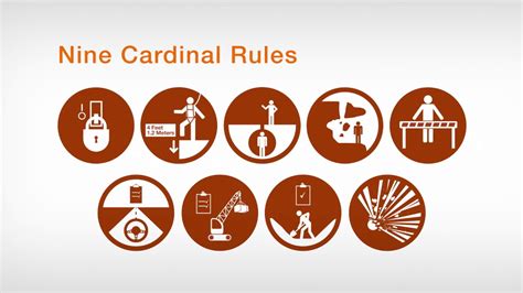 Workplace Safety Cardinal Rules