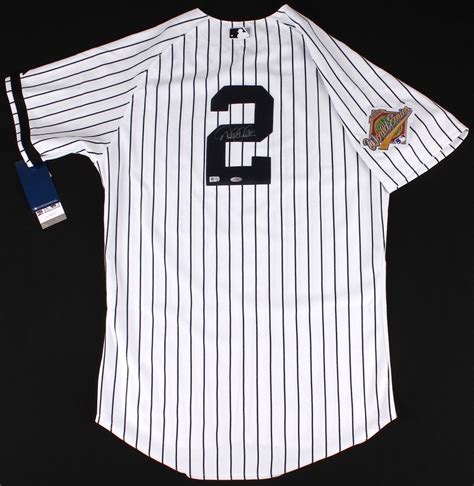 Derek Jeter Signed Yankees Authentic Majestic Jersey with 1996 World ...