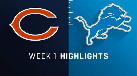 Chicago Bears vs. Detroit Lions highlights | Week 1