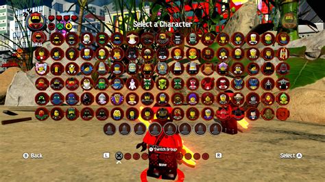 The Lego Ninjago Movie Videogame Roster