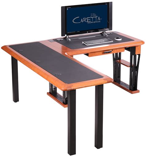 Modern Urban Computer Desk Petite, L Shaped Left - Caretta Workspace