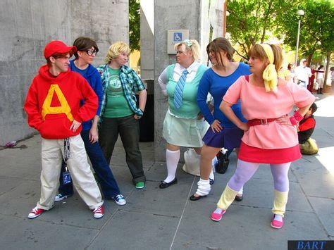 Chipmunks and Chipettes Halloween Costumes | Fall | Cartoon halloween costumes, Cartoon costumes ...