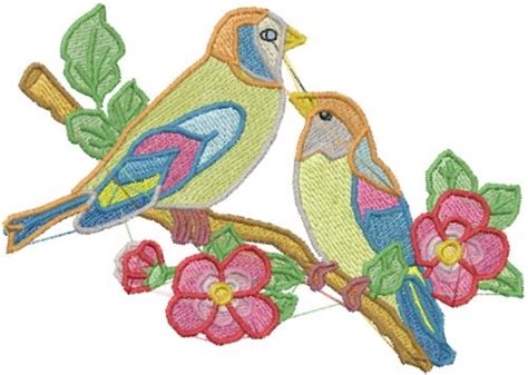 Colorful Bird Embroidery Design | AnnTheGran.com | Birds embroidery designs, Bird embroidery ...