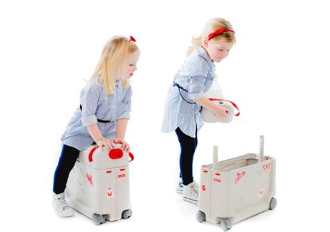 BedBox: Ride-On Child Luggage, Doubles as an Airplane Seat Bed