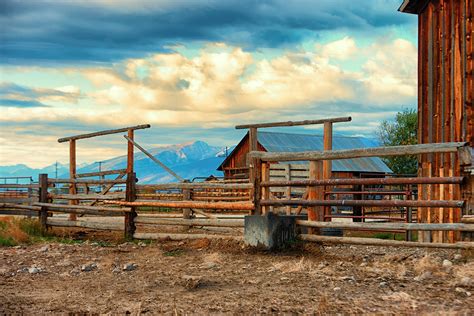 Montana Ranch on a Fall Morning on Behance