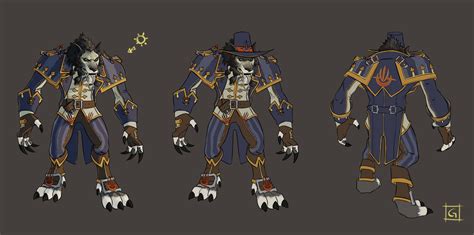 Worgen heritage armor concept. (art by me) : r/wow