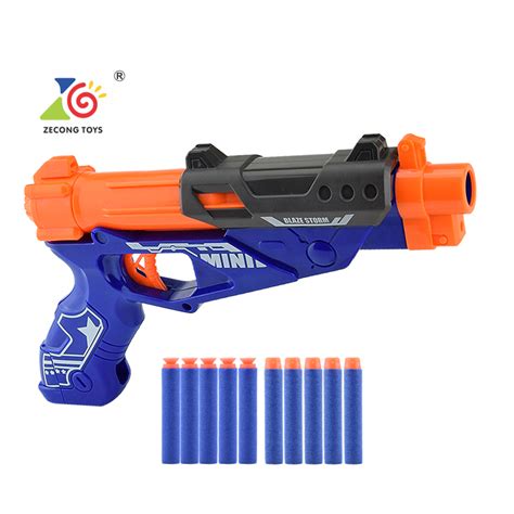 ZC7093Mini Plastic Toy Air Soft Foam Bullets Dart Gun for Kids – ZECONGTOYS