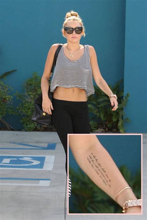 A Guide To Miley Cyrus' Ever Growing Tattoo Collection And What They ...