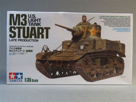 TAMIYA M3 US LIGHT TANK STUART MODEL KIT 1:35 Scale 35360