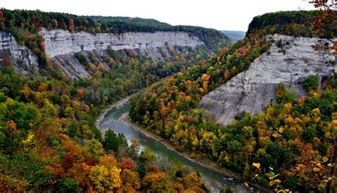 The Grand Canyon of the east- Letchworth State Park, Castile, New York ...