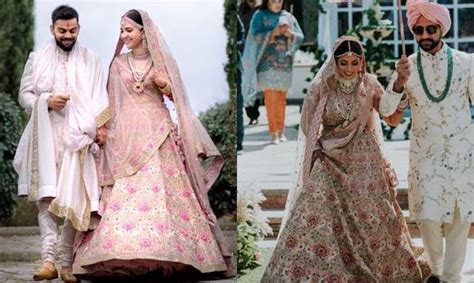 Anushka Sharma’s wedding look inspires an Abu Dhabi bride for her wedding lehenga!