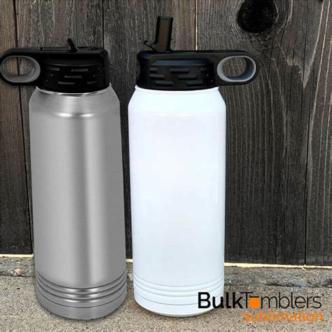 30 oz SUBLIMATION Stainless Steel Blank Insulated Sport Water Bottle – Bulk Tumblers