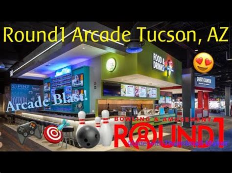 Round1 Arcade Tucson Grand Opening - Day 1 Round 1 Bowling & Amusement - YouTube