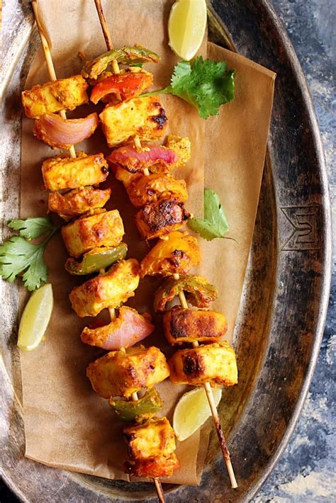 Paneer Tikka (Oven & Stove Top) | Cook Click N Devour!!!