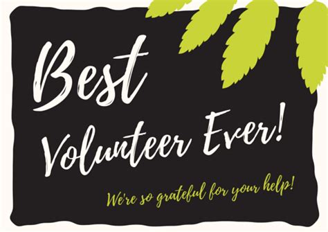 Volunteer Thank You Cards | FREE Printables