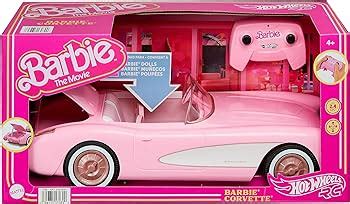 Hot Wheels RC Barbie Corvette, Remote Control Corvette from Barbie The ...